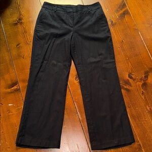 Talbots Black Straight Leg Pants petite
